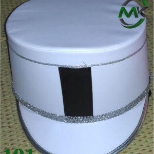 topi drumband putih